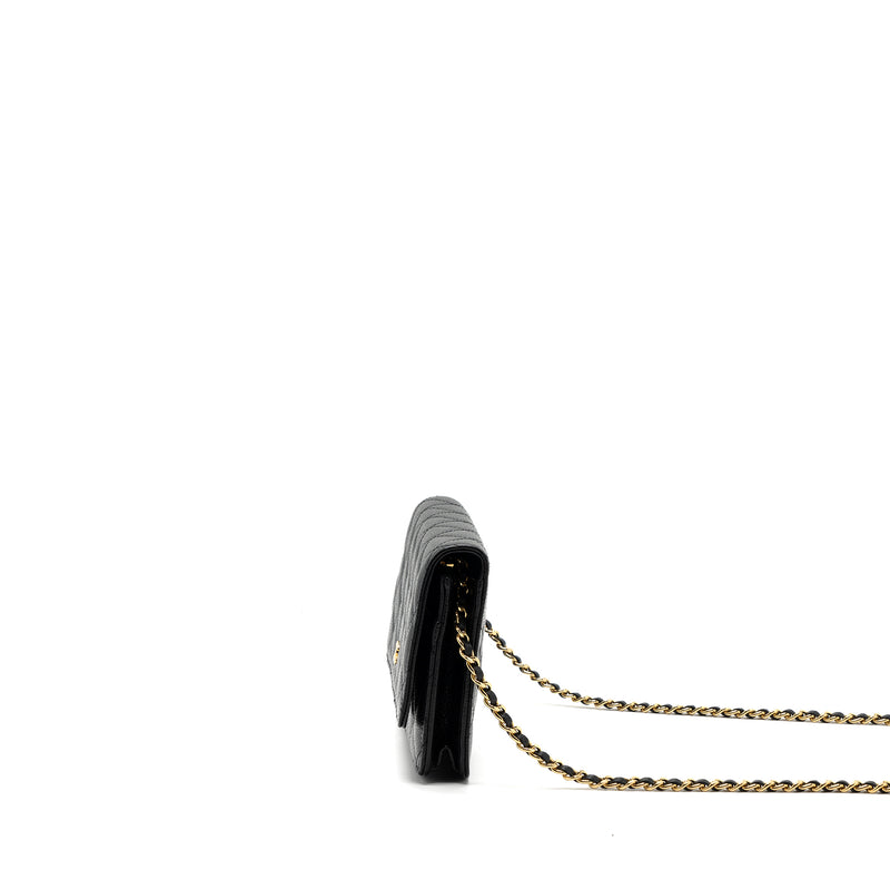 Chanel Classic Wallet On Chain Caviar Black GHW