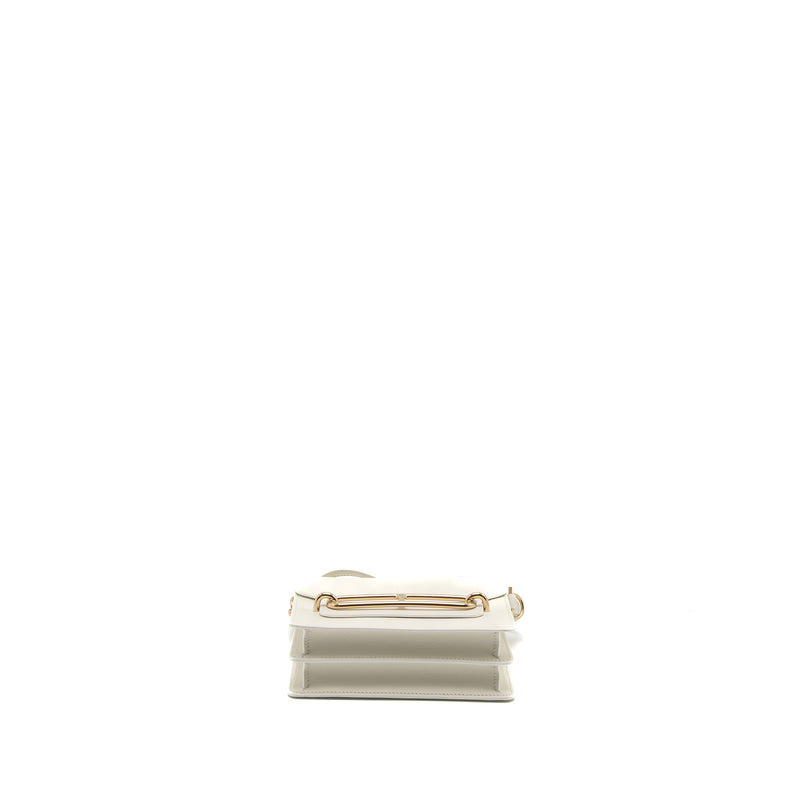 Hermes Mini Roulis Evercolor Blanc LGHW Stamp U