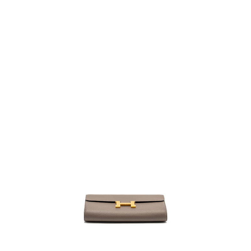 Hermes Constance To Go Epsom Gris Etain GHW Stamp W