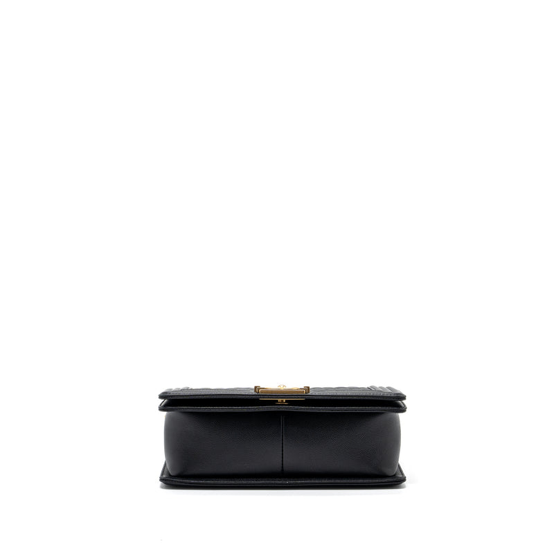 Chanel Medium Classic Boy Bag Caviar Black GHW