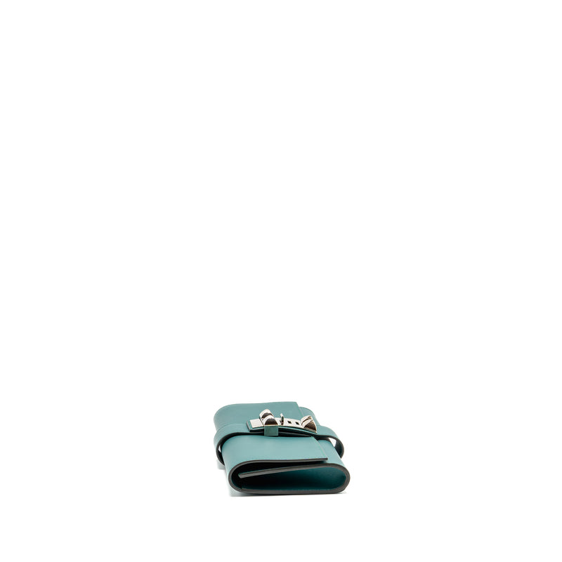 Hermes Pochette Medor 23 swift malachite SHW stamp A