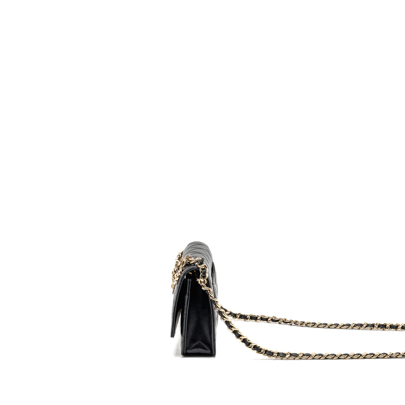 Chanel Coco Charm Wallet on Chain Lambskin Black LGHW