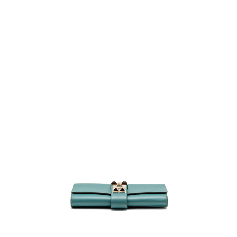 Hermes Pochette Medor 23 swift malachite SHW stamp A