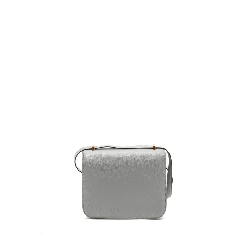 Hermes Mini Constance Epsom 8U Bleu Glacier GHW Stamp W