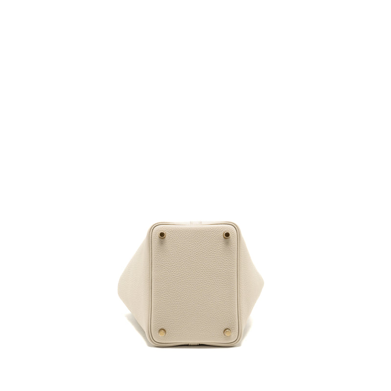 Hermes Picotin 18 Lock Bag Clemence Beton GHW Stamp B