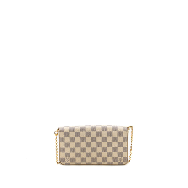 Louis Vuitton Felicie pochette damier azur canvas GHW