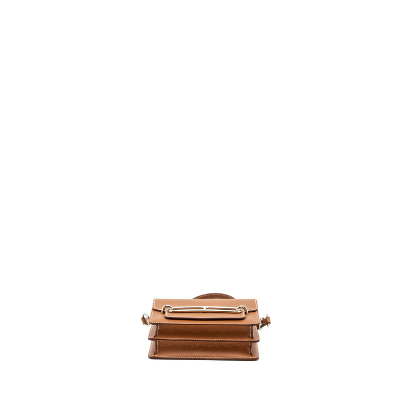 Hermes Mini Roulis evercolor GOLD SHW stamp Z