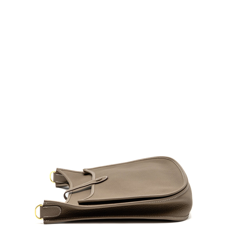 Hermes Evelyne 29 Clemence Etoupe GHW Stamp K