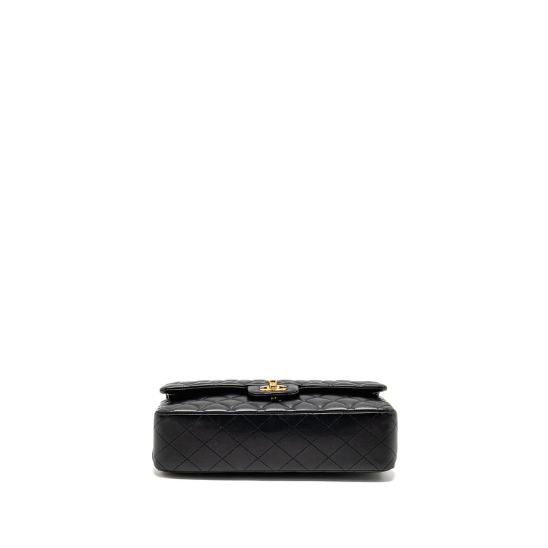Chanel Medium Classic Double Flap Bag Lambskin Black GHW