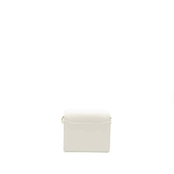 Hermes Mini Roulis Evercolor Blanc LGHW Stamp U