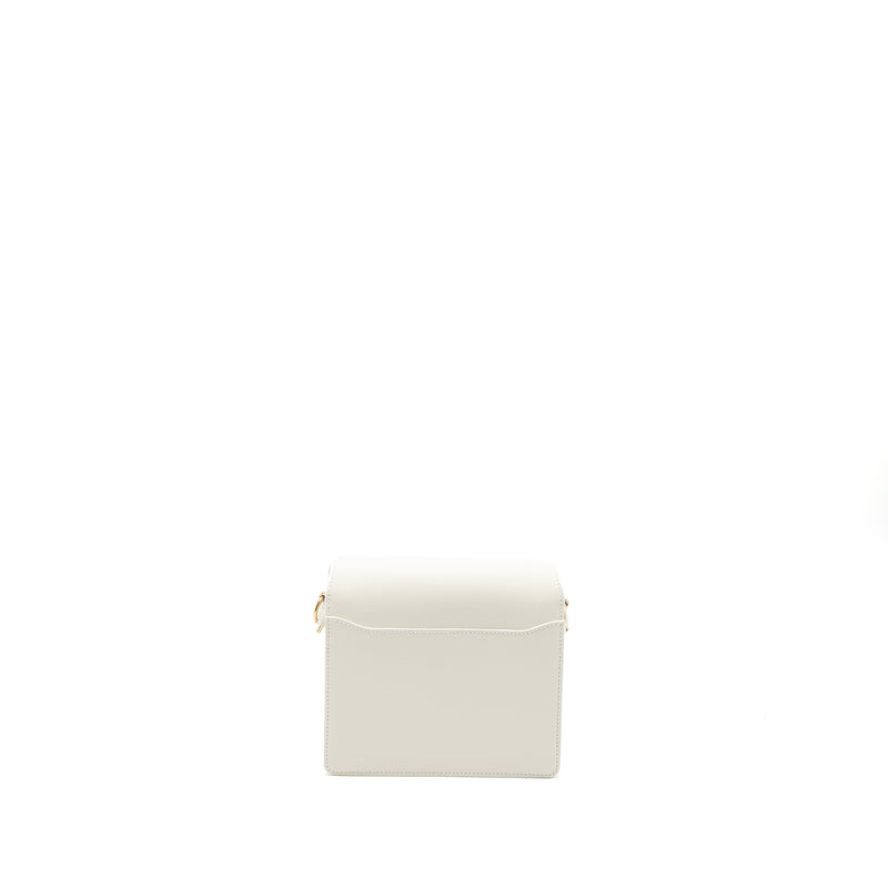 Hermes Mini Roulis Evercolor Blanc LGHW Stamp U