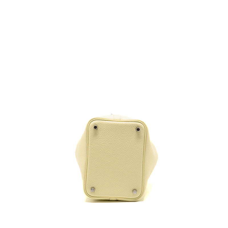 Hermes Picotin 18 Lock Bag Clemence Jaune Milton SHW Stamp K