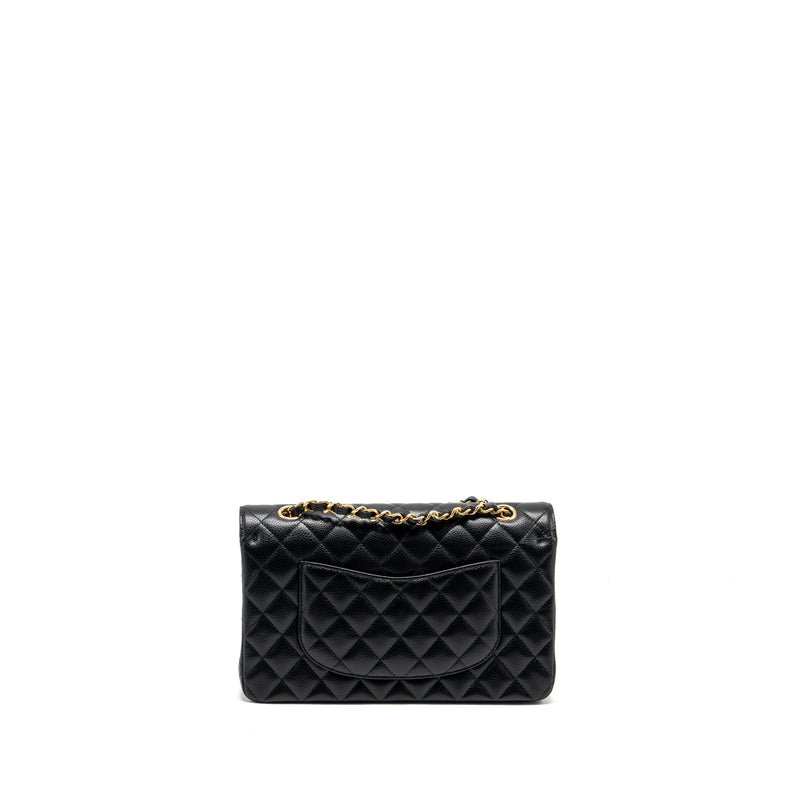 Chanel medium classic double flap bag Caviar black GHW (microchip)