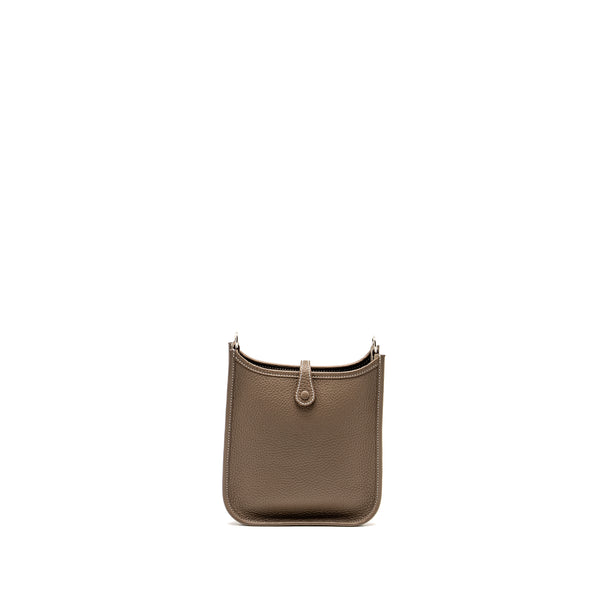 Hermes Mini Evelyne Clemence etoupe SHW Stamp Y