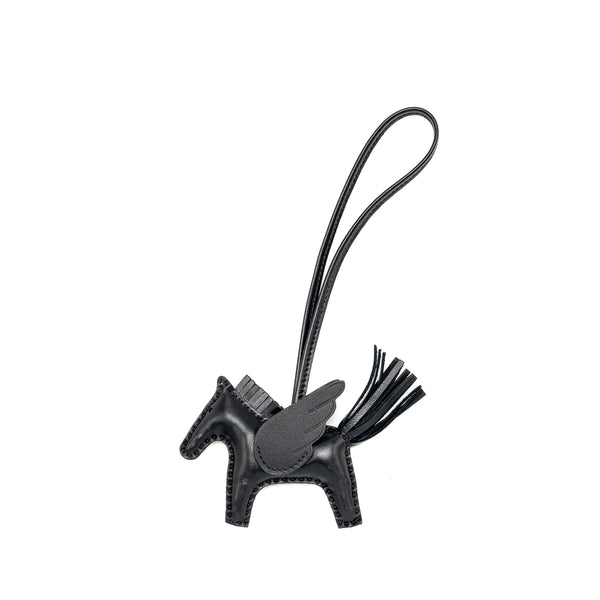 Hermes Rodeo Pegase PM Bag Charm SO Black Stamp Z