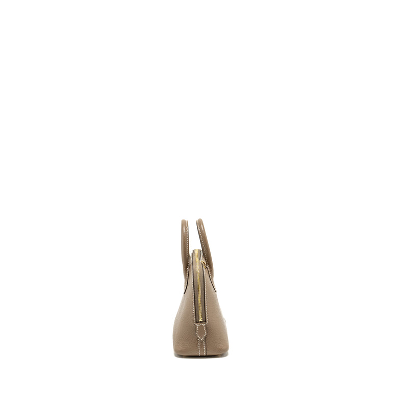 Hermes Mini Bolide Chèvre Mysore Etoupe GHW Stamp U