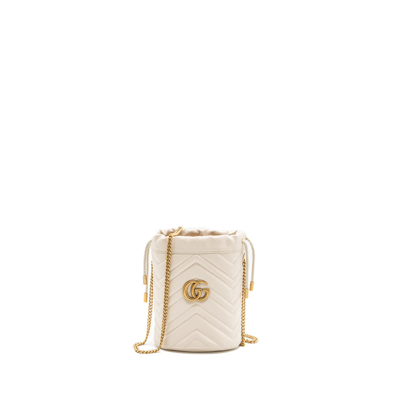 Gucci mini bucket bag white hot sale