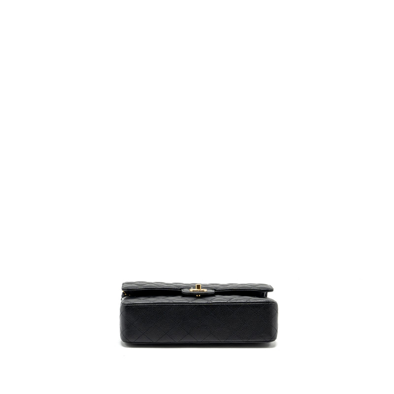 Chanel medium classic double flap bag Caviar black GHW (microchip)