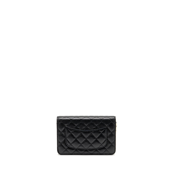 Chanel Classic Wallet on Chain Caviar Black GHW