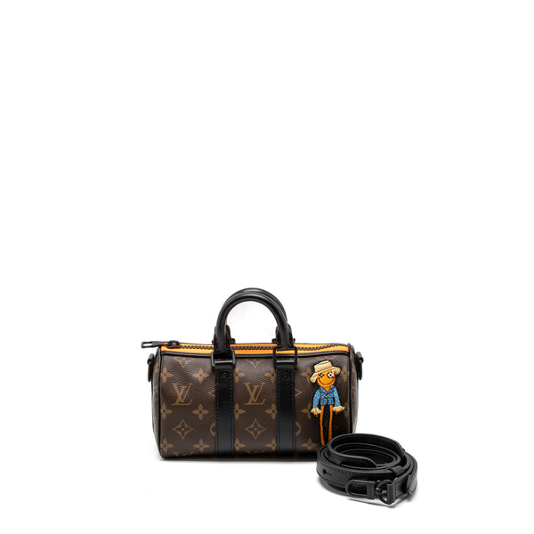Louis Vuitton Keepall XS Zoom with Friends Monogram Canvas Black Hardware (New Version)