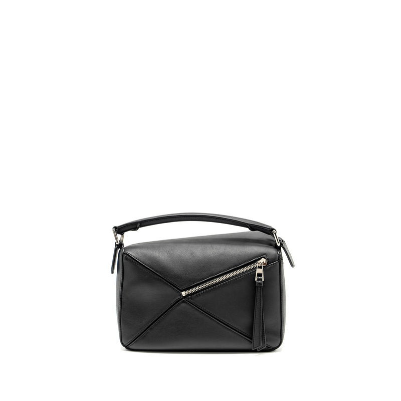 Loewe Small Puzzle Bag Calfskin Black SHW