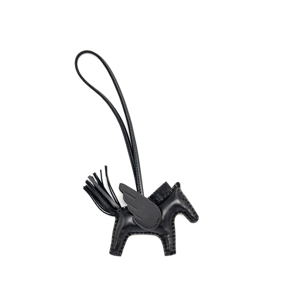 Hermes Rodeo Pegase PM Bag Charm SO Black Stamp Z