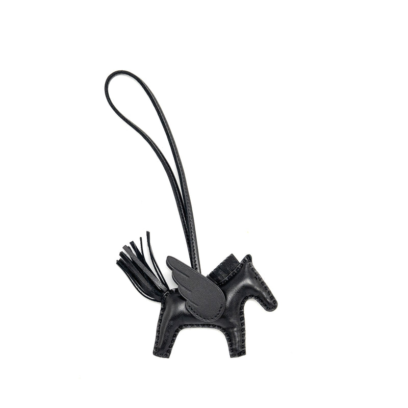 Hermes Rodeo Pegase PM Bag Charm SO Black Stamp Z