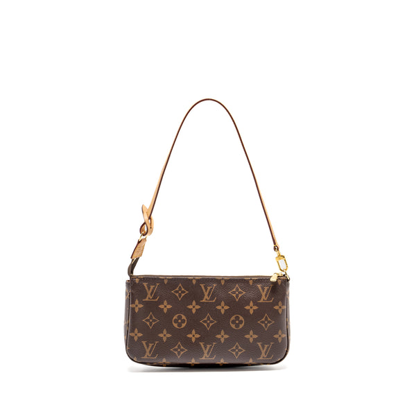 Louis Vuitton Pochette Accessories Monogram Canvas GHW