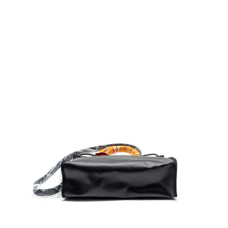 Hermes herbag 31 zip bag Berline canvas / vache hunter black / ecru GHW stamp B