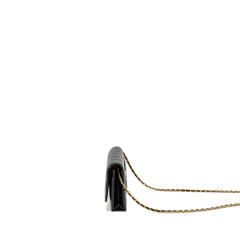 Chanel Classic Wallet on Chain Caviar Black GHW