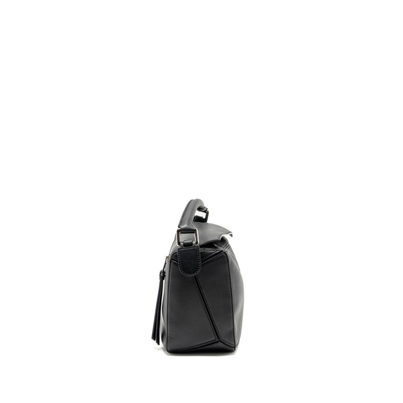 Loewe Small Puzzle Bag Calfskin Black SHW