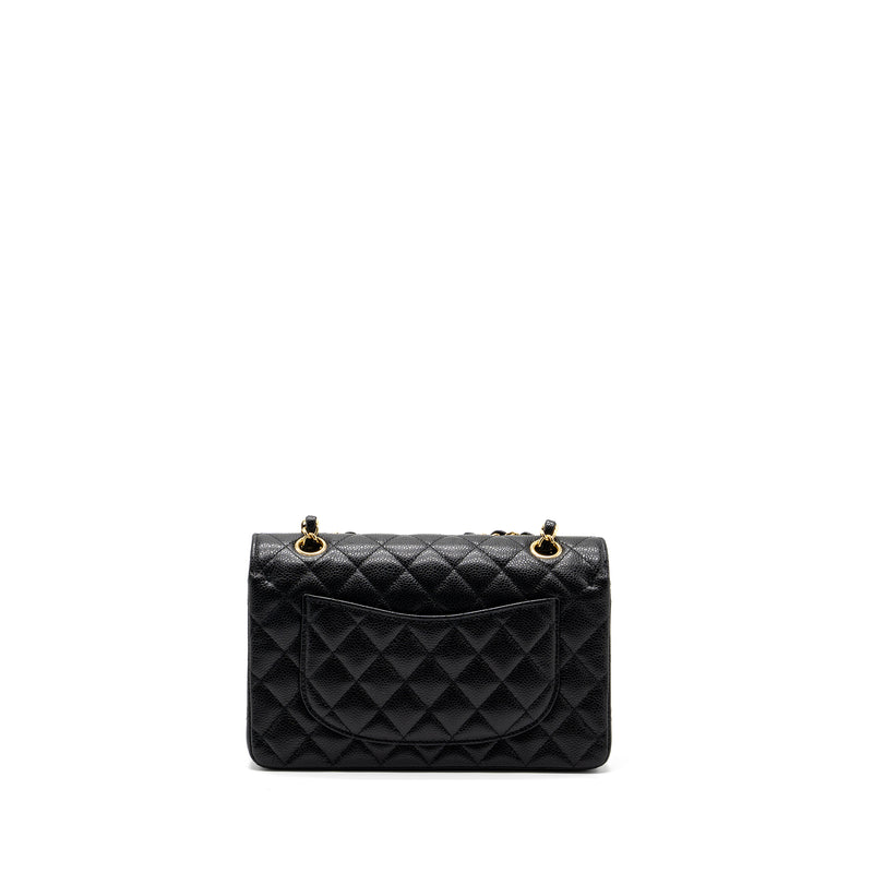 Chanel Small Classic double FLAP BAG Caviar black GHW