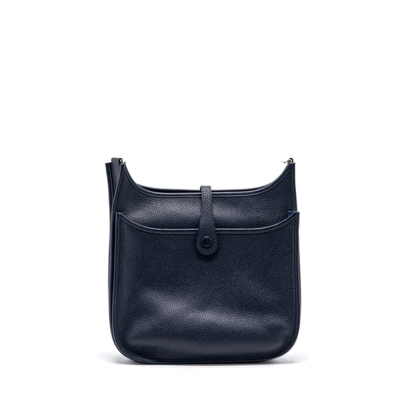 Hermes Evelyne 29 Clemence Blue Nuit SHW Stamp C