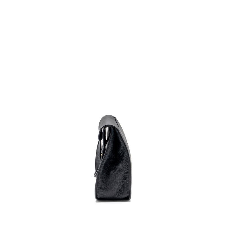 Hermes Halzan 31 Clemence Black GHW Stamp B
