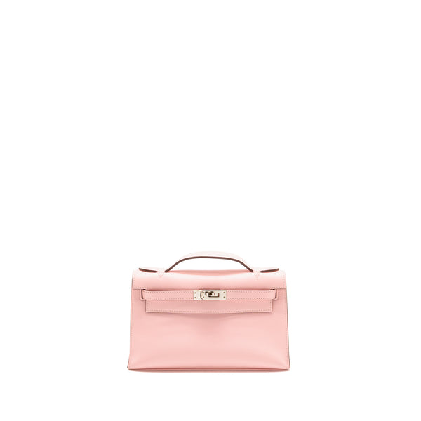Hermes kelly Pochette swift 3Q Rose Sakura SHW Stamp Z
