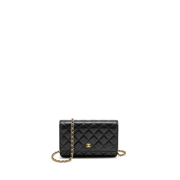Chanel Classic Wallet on Chain Caviar Black GHW