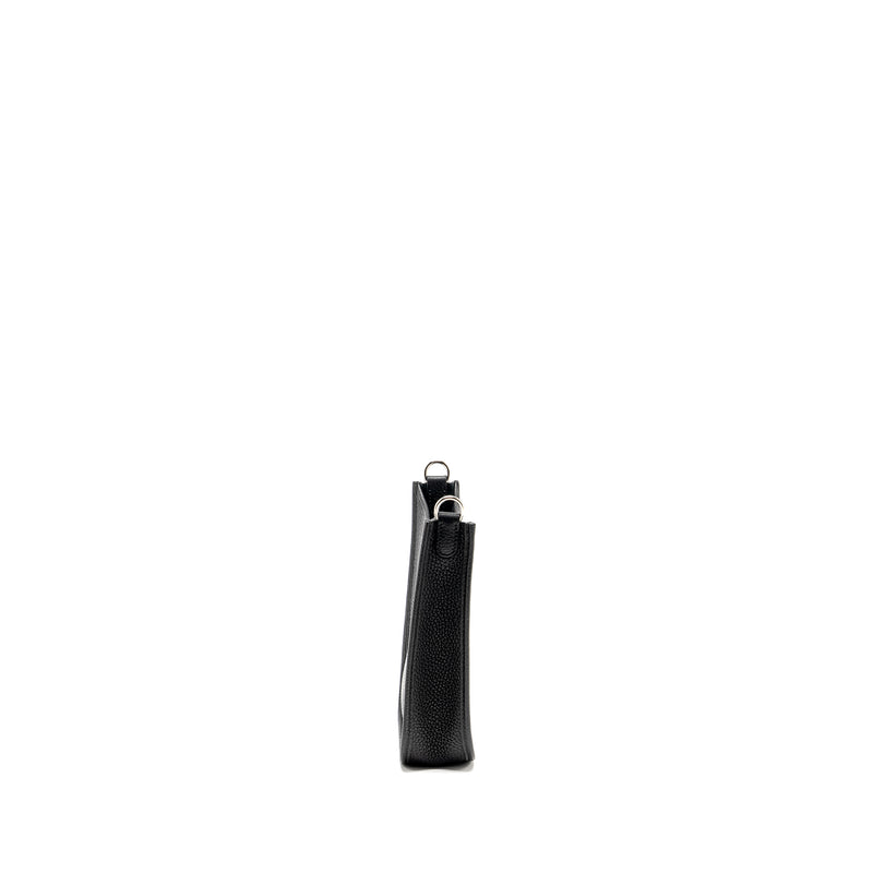 Hermes Mini Evelyne Clemence black SHW stamp Y