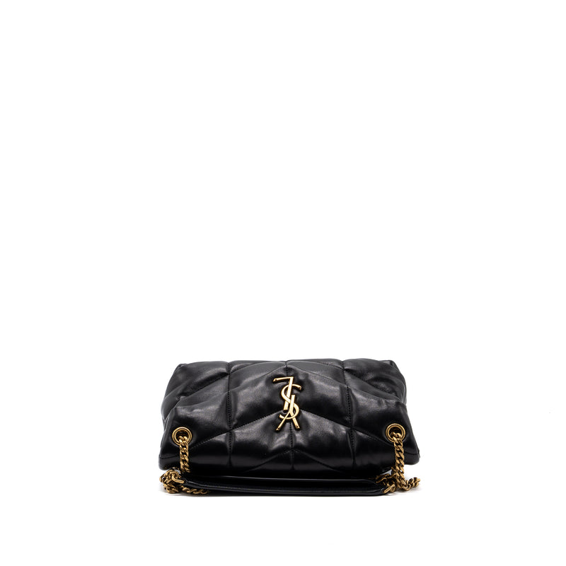Saint Laurent/YSL Small Puffer Quilted Nappa Black GHW