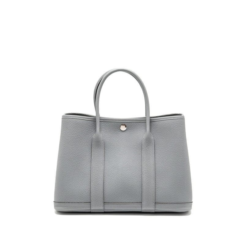 Hermes Garden party 30 negonda gris pantin SHW stamp K