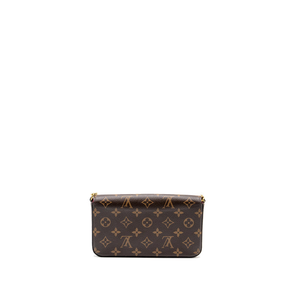 LOUIS VUITTON Felicie Pochette Monogram Canvas GHW