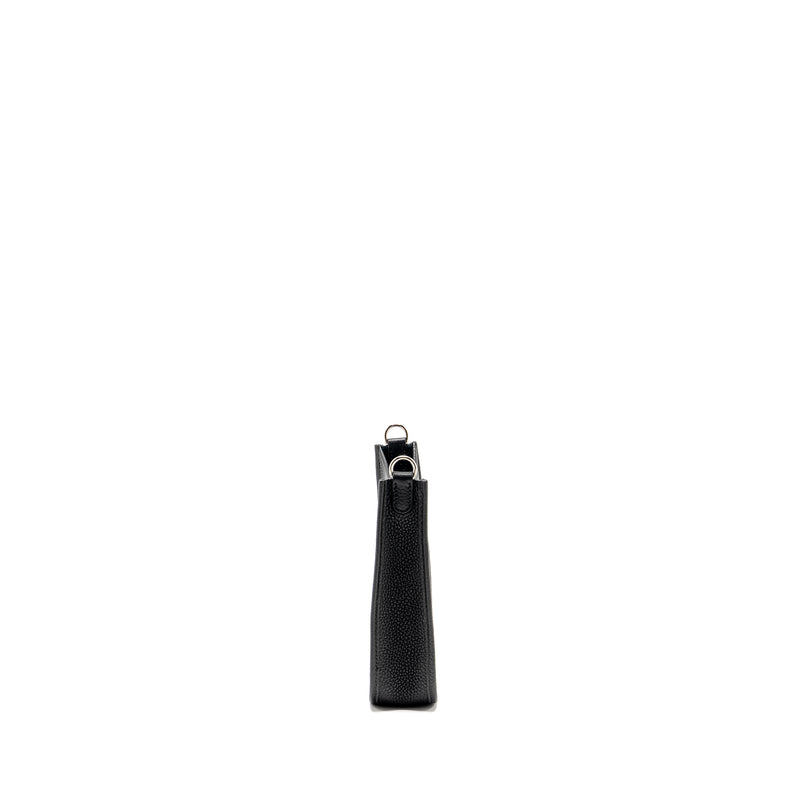 Hermes Mini Evelyne Clemence black SHW stamp Y
