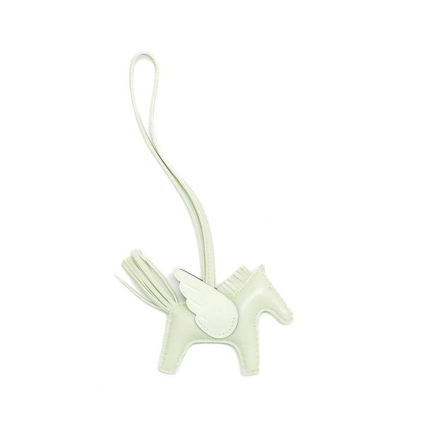 Hermes Rodeo Pegase PM Bag Charm Vert Fizz Stamp B