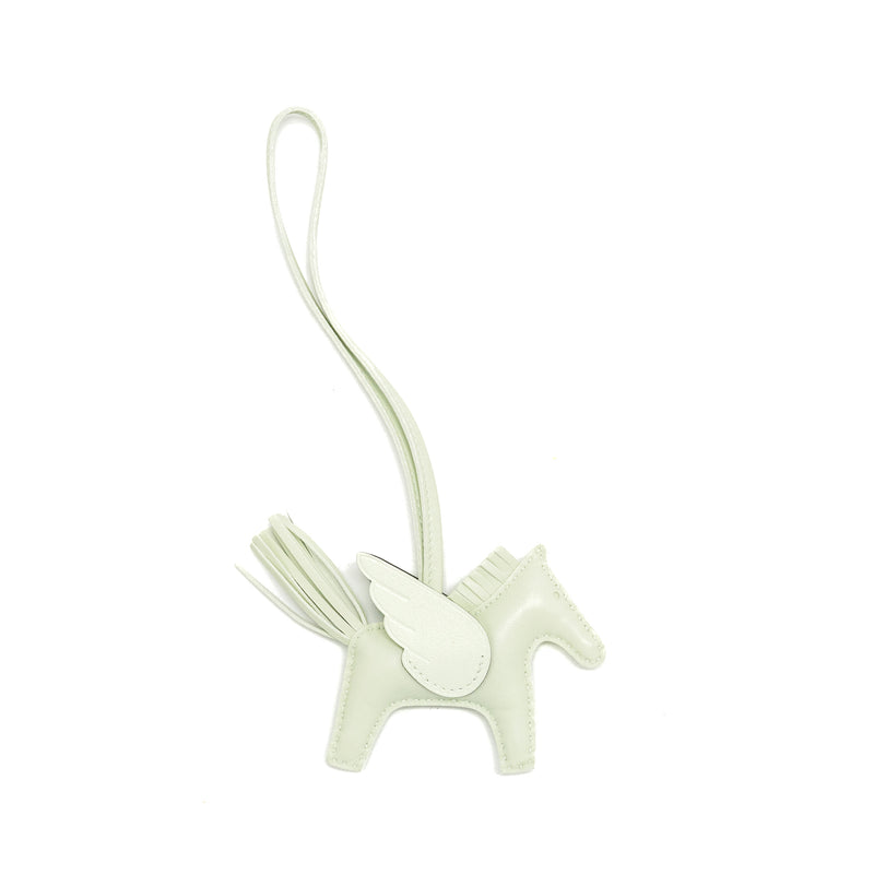 Hermes Rodeo Pegase PM Bag Charm Vert Fizz Stamp B