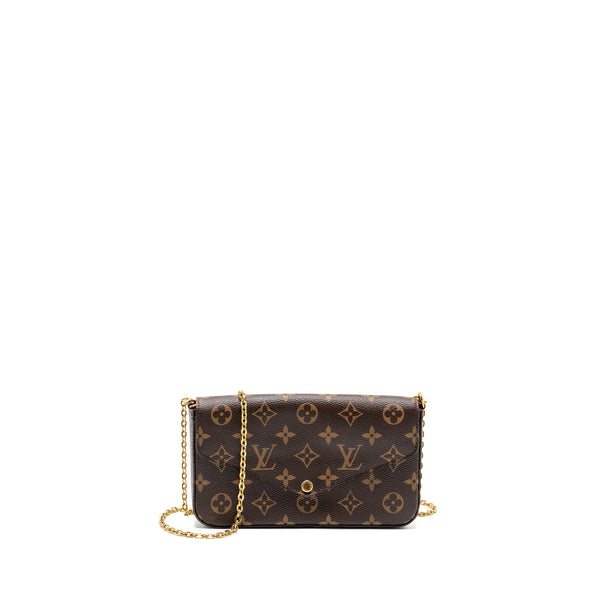 LOUIS VUITTON Felicie Pochette Monogram Canvas GHW