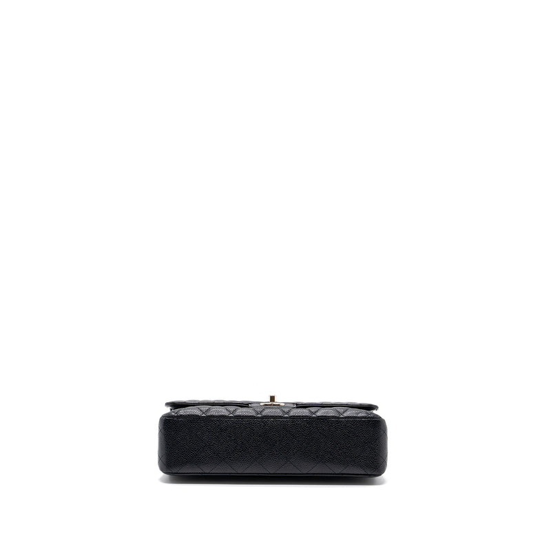 Chanel medium classic flap bag caviar black with SHW