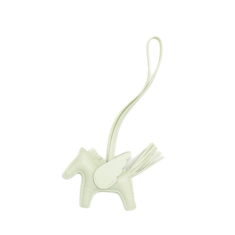 Hermes Rodeo Pegase PM Bag Charm Vert Fizz Stamp B