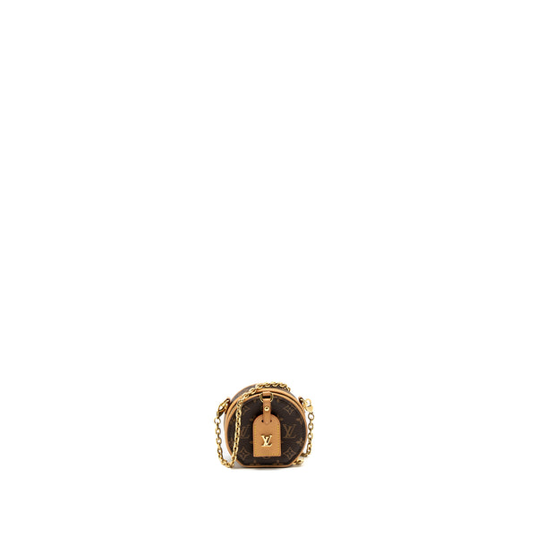 Louis Vuitton Boite Chapeau Mini Chain Bag Monogram Canvas GHW