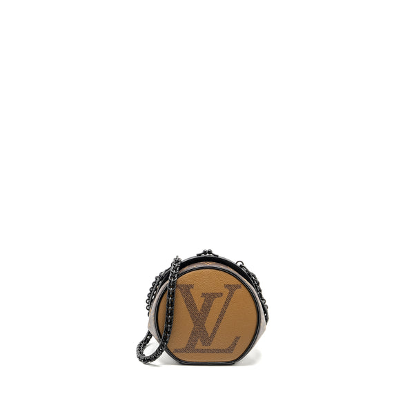 Louis Vuitton Boursicot Chain Bag Reverse Monogram Canvas/Leather Black Hardware