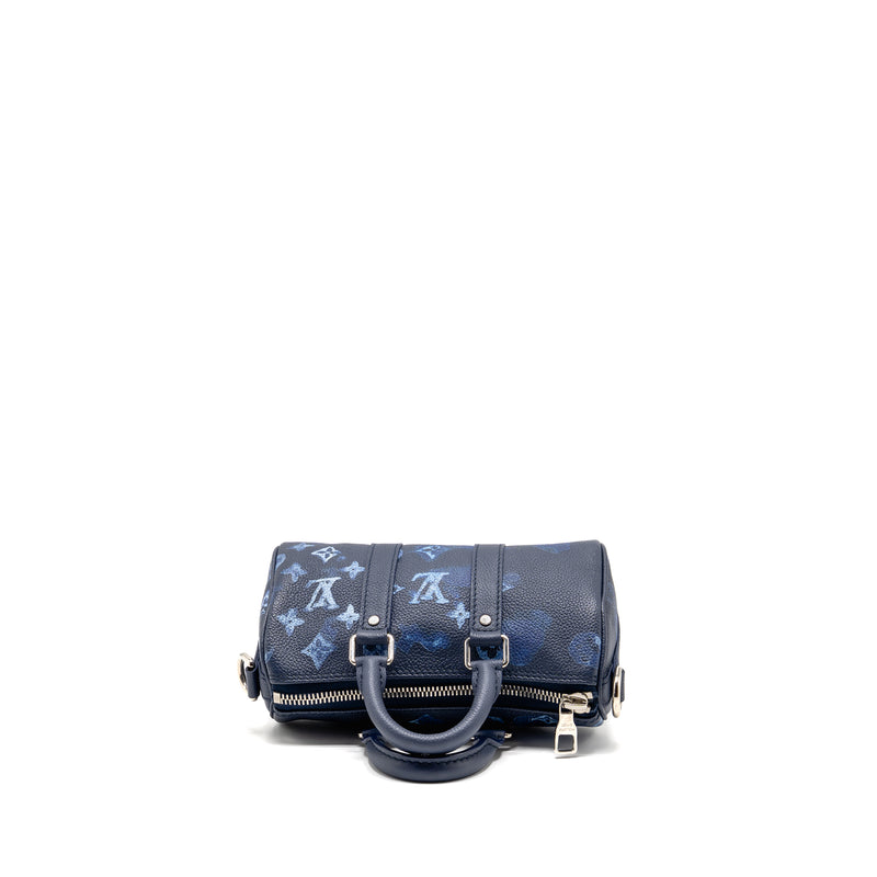 Louis Vuitton Keepall XS calfskin watercolour navy SHW