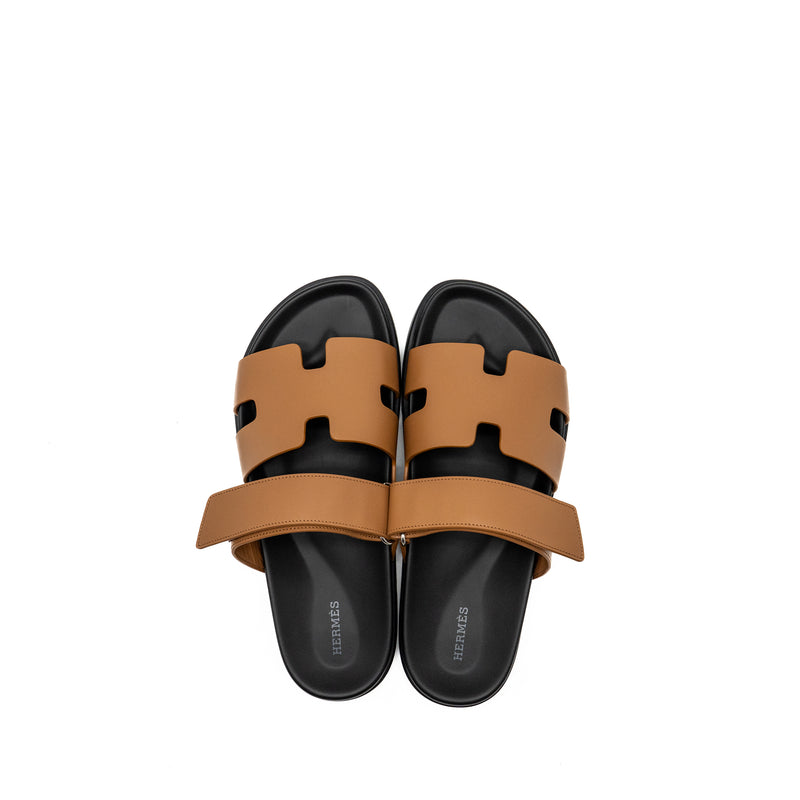 Hermes Size 42 Men’s Chypre Sandals Naturel